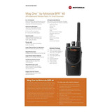 Motorola Bpr40 Vhf150174 Mhz 8 Canales 5 Vatios Modelo Nmber