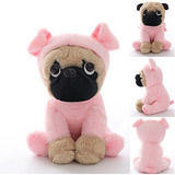 Joy Amigo Stuffed Pug Dog Puppy Suave Peluche Animal Toy En
