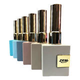 Kit Esmalte Fixador Cremoso Tons De Nude Unhas Efeito Gel Uv