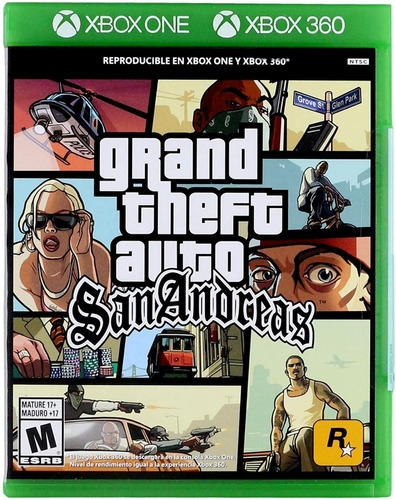 Grand Theft Auto Gta San Andreas Xbox One Y Xbox 360 Nuevo