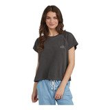 Polera Roxy Just Way Oversized Mujer Anthracite