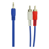 Cable 2x1 Rca A Estereo / 5 Mts