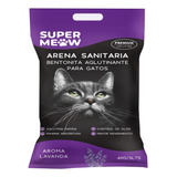 Arena Aglutinante Para Gatos Super Meow 20 Kg