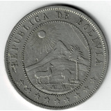 Moneda  De  Bolivia  10  Centavos  1908  Muy  Buena