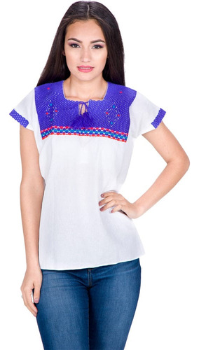 10 Blusas Economicas/ Artesanales Bordadas A Mano En Chiapas