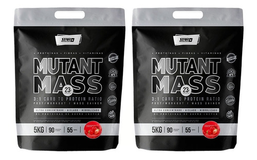 Mutant Mass 2 X 5kg -ganador De Masa Muscular Star Nutrition