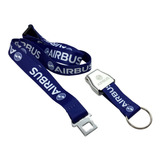 Lanyard Portagaffete Airbus - Cinturón Aviación