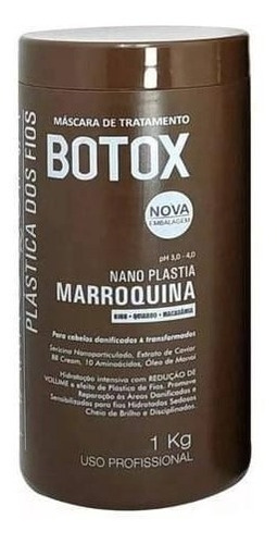 Btox Plastica Dos Fios Selagem Termica Marroquina 1kg