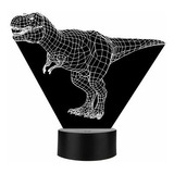 Lámpara T-rex Dinosaurio Acrílico Led Art12608