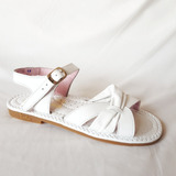 Sandalias Blancas Piel Kinder Niña Nuevos #20