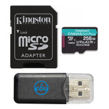 Tarjeta Memoria Microsdxc 256 Gb Canvas Go Plus Con Adaptado