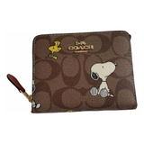 Cartera Monedero Coach X Snoopy