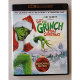 O Grinch 4k Uhd Blu Ray (dublado) Jim Carrey