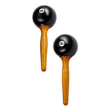 Maracas De Plástico Meinl Pm1bk Con Mango De Madera