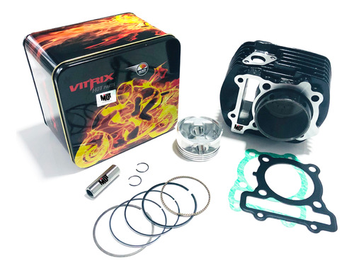 Kit Cilindro Completo Fz16 - Szr  Repotenciado A 200 Cc 