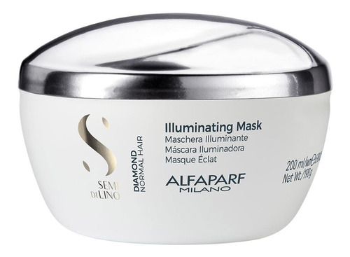 Mascara Baño De Crema Alfaparf Semi Di Lino Iluminador 200ml