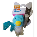 Juguete Gato Pajarito Con Plumas +  Catnip  Fit Formula 