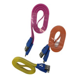 Lote 100 Cable Usb V8 Micro Uso Rudo Luces Wir-k806 Mayoreo 