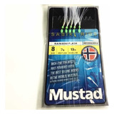 Anzuelo Linea Sabiki Mustad #8 Rainbow Flash