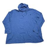 Playera Con Gorro Ralph Lauren 3xb Azul 185/116 C 