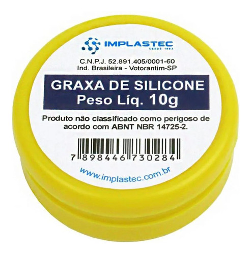 Graxa Silicone Implastec 10g Igs 200