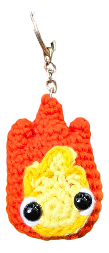 Llavero De Calcifer A Crochet