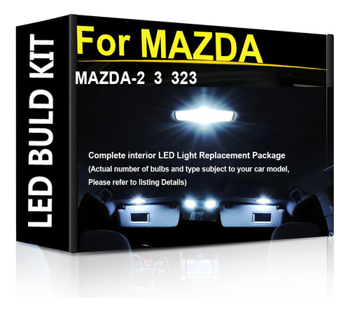 Kit Led De Iluminación Interior Premium Para Mazda 2 3 323 6