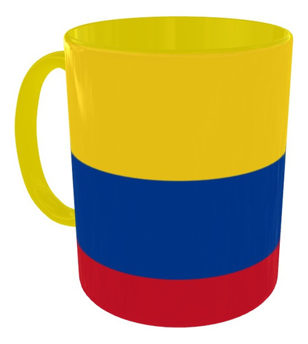 Mugs Colombia Yellow Pocillo Serie Geeks