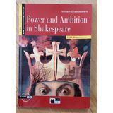 Power And Ambition In Shakespeare Black Cat Libro + Cd Usado