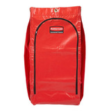 Bolsa Para Carro De Limpieza Rubbermaid De Vinil 129 Litros Color Rojo