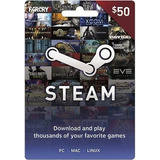 Steam Cartão Pre-pago R$50 Reais