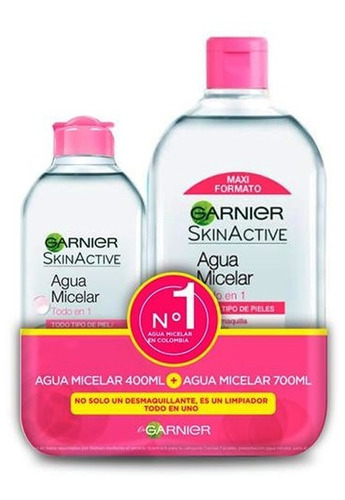 Agua Micelar Garnier 1.1 Litros - mL a $49