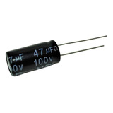 10 Capacitor Bipolar 47x100 47uf 100v Para Driver Corneta