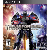Juego Transformers Rise Of The Dark Spark Ps3 Activision