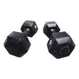 Kit 2 Mancuernas Hexagonales 8kg Entrenamiento | Fitness Gym