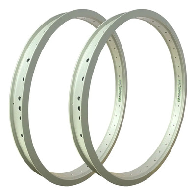 Pack Aros para Bicicleta BMX R20 Anodizado Reforzado Silver | Meses sin interés