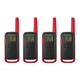 Kit 2 Pares Rádios Comunicador Motorola Talkabout T210 32km