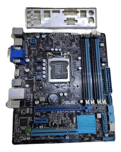 Placa Mãe Asus B75m-plus Lga 1155 Ddr3 B75 Usb 3.0 Hdmi