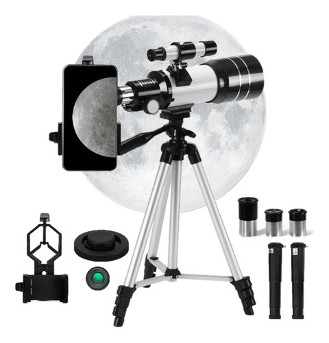 Telescopio Refractor Profesio Astronómico Monocular 70/300mm