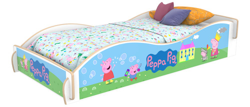 Cama Infantil Peppa Pig 1 Plaza - 