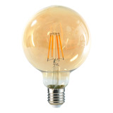 Ampolleta Led Vintage G95 Globo 6 Watts E27 Luz Calida