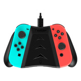 Grip Con Cargador Para Control Joy Con Switch Con Almacen