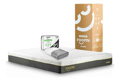 Colchón King Size Roomi Smile Más Almohada Carb Bamboo