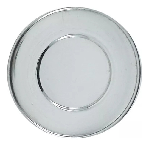 Plato Acero Inoxidable Reforzado 13,6cm Para Té Vajilla X1u