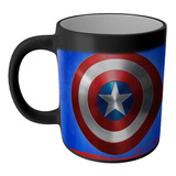 Taza Magica Capitan America Superheroes Super Heroes