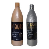 Escova Progressiva Oleo Argan E Shampoo Anti Residuos D'ouro