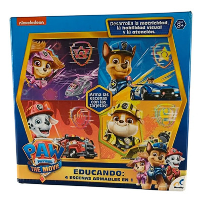 Rompecabezas Paw Patrol 4 Escenas Armables En 1
