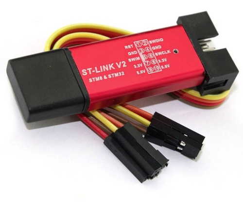 Programador Usb St-link V2 Stm8 Stm32 Usb Con Cable