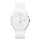 Swatch Gent Biosourced Reloj De Cuarzo Rebelde Blanco