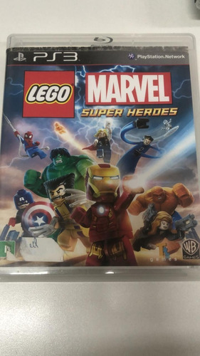 Jogo Lego Marvel Super Heroes Mídia Física Playstation 3